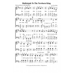 Hallelujah to the Newborn King-PDF Song Sheet