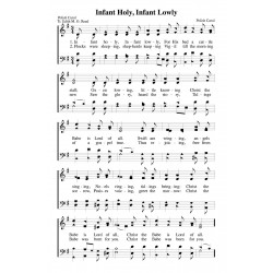 Infant Holy Infant Lowly-PDF Song Sheet