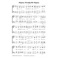 Majesty - Methodist - PDF song sheet