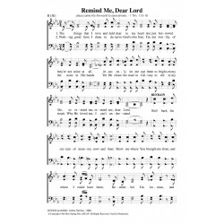 Remind Me Dear Lord - PDF Song Sheet