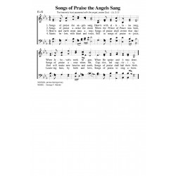 Songs of Praise the Angels Sang - PDF Song Sheet