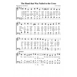 The Hand that was wounded for me-PDF Song Sheet