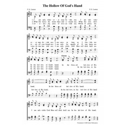 The Hollow of God's Hand-PDF Song Sheet