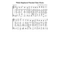 While Shepherds Watch-PDF Song Sheet